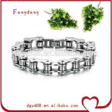 Biker's bike chain stainless steel bracelet of fashion jewelry/stainless steel motorcycle chain bracelet